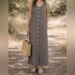Linen Maxi Dress